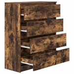 vidaXL Bufetă Stejar afumat 80x35x99 cm Lemn prelucrat