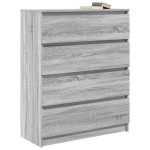 vidaXL Bufetă gri Sonoma 80x35x99 cm Lemn prelucrat