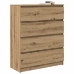 vidaXL Bufetă Stejar Artisan 80x35x99 cm Lemn prelucrat vidaXL Bufetă Stejar Artisan 80x35x99 cm Lemn prelucrat