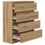 vidaXL Bufetă Stejar Artisan 80x35x99 cm Lemn prelucrat vidaXL Bufetă Stejar Artisan 80x35x99 cm Lemn prelucrat