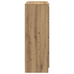 vidaXL Bufetă Stejar Artisan 80x35x99 cm Lemn prelucrat vidaXL Bufetă Stejar Artisan 80x35x99 cm Lemn prelucrat