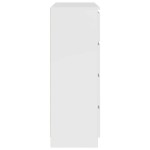 vidaXL Bufetă albă 100x35x99 cm din lemn prelucrat