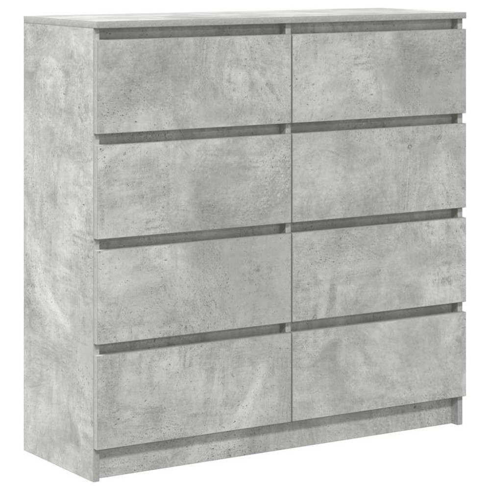 vidaXL Bufetă Gri Beton 100x35x99 cm Lemn prelucrat