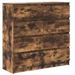 vidaXL Bufetă Stejar afumat 100x35x99 cm Lemn prelucrat