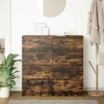 vidaXL Bufetă Stejar afumat 100x35x99 cm Lemn prelucrat