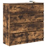 vidaXL Bufetă Stejar afumat 100x35x99 cm Lemn prelucrat
