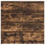 vidaXL Bufetă Stejar afumat 100x35x99 cm Lemn prelucrat