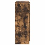 vidaXL Bufetă Stejar afumat 100x35x99 cm Lemn prelucrat