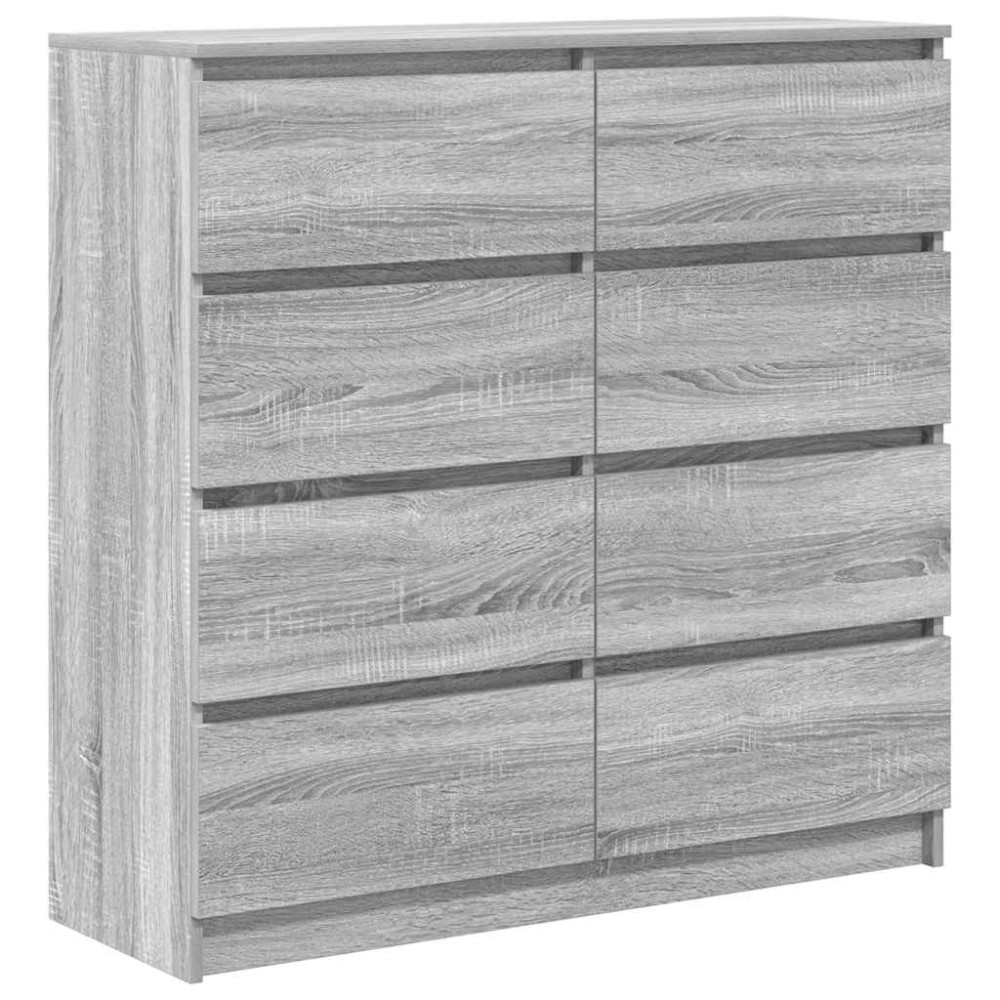 vidaXL Bufetă gri Sonoma 100x35x99 cm Lemn prelucrat