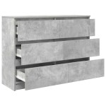 vidaXL Bufetă Gri Beton 100x35x76 cm Lemn prelucrat vidaXL Bufetă Gri Beton 100x35x76 cm Lemn prelucrat