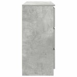 vidaXL Bufetă Gri Beton 100x35x76 cm Lemn prelucrat vidaXL Bufetă Gri Beton 100x35x76 cm Lemn prelucrat
