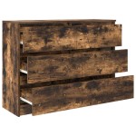 vidaXL Dulap, stejar fumuriu, 100x35x76 cm, lemn compozit
