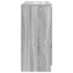 vidaXL Servantă, gri sonoma, 100x35x76 cm, lemn prelucrat