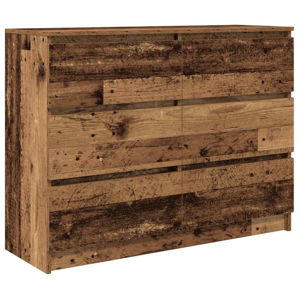 vidaXL Bufetă din lemn vechi 100x35x76 cm din lemn prelucrat
