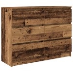 vidaXL Bufetă din lemn vechi 100x35x76 cm din lemn prelucrat