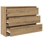 vidaXL Bufetă Stejar Artisan 100x35x76 cm Lemn prelucrat vidaXL Bufetă Stejar Artisan 100x35x76 cm Lemn prelucrat