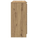 vidaXL Bufetă Stejar Artisan 100x35x76 cm Lemn prelucrat vidaXL Bufetă Stejar Artisan 100x35x76 cm Lemn prelucrat
