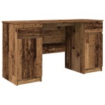 vidaXL Birou, lemn vechi, 140x49x76 cm, lemn prelucrat