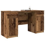 vidaXL Birou, lemn vechi, 140x49x76 cm, lemn prelucrat