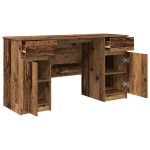 vidaXL Birou, lemn vechi, 140x49x76 cm, lemn prelucrat