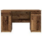 vidaXL Birou, lemn vechi, 140x49x76 cm, lemn prelucrat