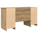 vidaXL Birou, stejar artizanal, 140x49x76 cm, lemn prelucrat