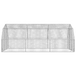 vidaXL Pui de găină 2,5x6x2,25 m Oțel galvanizat