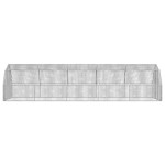 vidaXL Pui de găină 2,5x10x2,25 m Oțel galvanizat