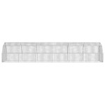 vidaXL Pui de găină 2,5x12x2,25 m Oțel galvanizat