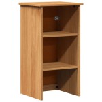 vidaXL Set de mobilier pentru baie cu raft VIGO Marou și Marou miere