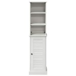 vidaXL Set de mobilier pentru baie 2 pcs Maro și alb 37 x 34 x 150 cm vidaXL Set de mobilier pentru baie 2 pcs Maro și alb 37 x 34 x 150 cm