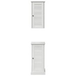vidaXL Set de mobilier pentru baie cu raft VIGO 2 pcs alb antichizat