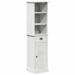 vidaXL Set de mobilier pentru baie cu sertar VIGO 2 pcs Maro și alb