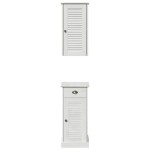 vidaXL Set de mobilier pentru baie cu sertar VIGO 2 pcs Maro și alb