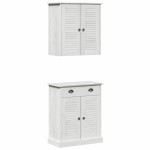 vidaXL Set de mobilier pentru baie VIGO 2 pcs Maro 67.5 x 34 x 80 cm