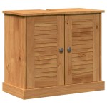 vidaXL Set de mobilier pentru baie cu sertar VIGO 5 pcs maro miere vidaXL Set de mobilier pentru baie cu sertar VIGO 5 pcs maro miere