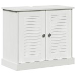 vidaXL Set de mobilier pentru baie cu sertar VIGO 5 pcs alb antichizat vidaXL Set de mobilier pentru baie cu sertar VIGO 5 pcs alb antichizat