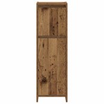 vidaXL Set mobilier de baie, 4 piese, lemn vechi, lemn prelucrat