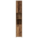 vidaXL Set mobilier de baie, 3 piese, lemn vechi, lemn prelucrat vidaXL Set mobilier de baie, 3 piese, lemn vechi, lemn prelucrat