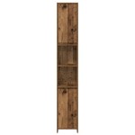 vidaXL Set mobilier de baie, 3 piese, lemn vechi, lemn prelucrat vidaXL Set mobilier de baie, 3 piese, lemn vechi, lemn prelucrat