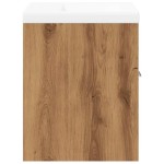 vidaXL Set mobilier de baie, 2 piese, stejar artizanal, lemn prelucrat