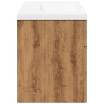 vidaXL Set mobilier de baie, 2 piese, stejar artizanal, lemn prelucrat