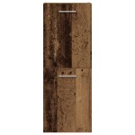 vidaXL Set mobilier de baie, 4 piese, lemn vechi, lemn prelucrat
