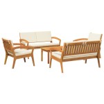 vidaXL Set bistro 5 pcs Maro 75 x 45 x 38cm Lemn masiv de acacia vidaXL Set bistro 5 pcs Maro 75 x 45 x 38cm Lemn masiv de acacia