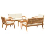 vidaXL Set bistro 5 pcs Maro 75 x 45 x 38cm Lemn masiv de acacia vidaXL Set bistro 5 pcs Maro 75 x 45 x 38cm Lemn masiv de acacia