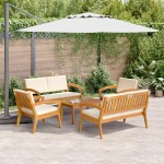 vidaXL Set bistro 5 pcs Maro 75 x 45 x 38cm Lemn masiv de acacia vidaXL Set bistro 5 pcs Maro 75 x 45 x 38cm Lemn masiv de acacia