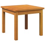 vidaXL Set bistro 5 pcs Maro 45 x 45 x 38cm Lemn masiv de acacia vidaXL Set bistro 5 pcs Maro 45 x 45 x 38cm Lemn masiv de acacia