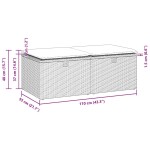 vidaXL Set canapea de grădină cu perne, 2 piese, gri deschis poliratan