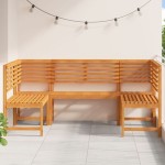 vidaXL Set bancă de grădină, 5 piese, lemn masiv de acacia vidaXL Set bancă de grădină, 5 piese, lemn masiv de acacia
