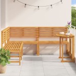 vidaXL Set mobilier de grădină, 4 piese, lemn masiv de acacia